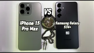 Samsung Galaxy S24+ vs iPhone 15Pro Max / Design comparison and specs/English Subtitles