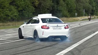 Cars Leaving Nürburgring Tankstelle - M2's POWERSLIDES, JDM, LP640, GT2RS MR, C63S Fi, GTR, Focus RS