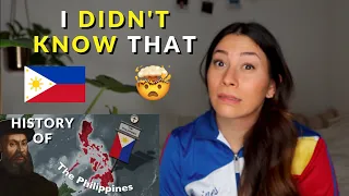 PHILIPPINES HISTORY in 12 MINUTES! (YOU NEED TO KNOW) | HALF FILIPINA REACTION