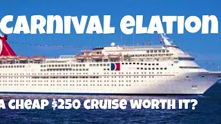Carnival Elation cruise ship revue. A bargain cruise at just $250! Here’s the good and the bad!