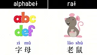 Letter of the Week A |  Learn Basci Chinese Vocabulary  ep14