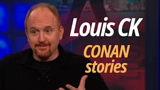 Louis CK Late Night with Conan O'Brien stories