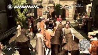 Assassin's Creed II throwing money at people