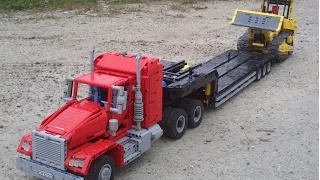 AMERICAN TRUCK WITH TRAILER in Lego Technic version #25