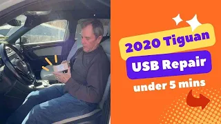 2020 Volkswagen Tiguan USB Port Repair