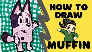 HOW TO DRAW - Muffin (Bluey)