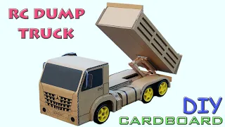 ✅How to make RC Dump Truck from Cardboard 🔴 Amazing DIY