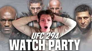 🔴UFC 294: Makhachev vs Volkanovski 2 FULL CARD LIVE REACTIONS!!! - SMOKED