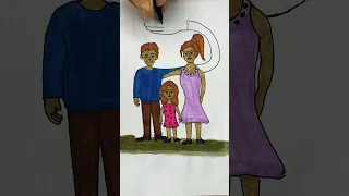 Father is pillar of the family#shorts #art #viral #drawing #father #love #ytshorts