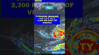 PAGASA Weather Update: Mawar puwedeng pumasok ng Biyernes ng gabi