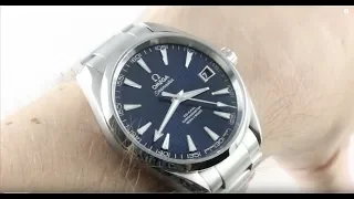 Omega Seamaster Aqua Terra (BLUE/STEEL) 41.5mm 231.10.42.21.03.003 Luxury Watch Review