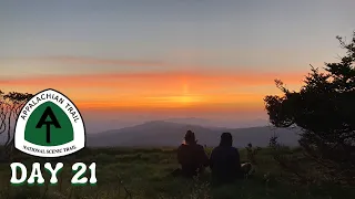 Day 21 | Camping On a Bald For the Sunrise | Appalachian Trail Thru Hike 2021