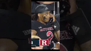 Feel old? This is the first time that #Rutgers QB Gavin Wimsatt has EVER used a landline phone 📞