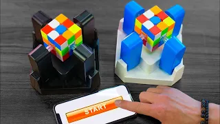 What robot can solve Rubik`s cube faster?