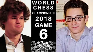 World Chess Championship 2018 - Game 6 Secrets : Fabiano Caruana vs Magnus Carlsen : Next Champion?