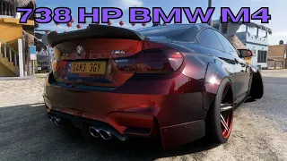 BMW M4 Coupe 738 hp - Forza Horizon 5 Gameplay - XBOX SERIES X
