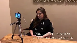 Aliya Mustafina (Restaurant Miramar Moscow)