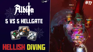 Albion Online - 5V5 Hellgates / The Last Dive Before The Patch / Hallowfall POV #17