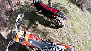 A FOREST ADVENTURE WITCH THE KTM 250 EXC 2T!!!