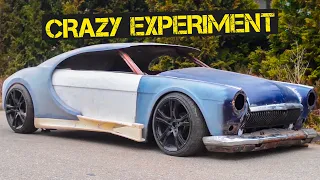 Full 365 days in 48 min. Vintage car + Bugatti using the Wattsan CNC machine. BIG part 1. Homemade.