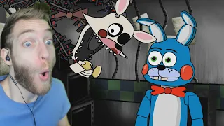 WHAT IS THAT?!!! Reacting to "5 AM at Freddy's Saga" by Piemations! FNAF!