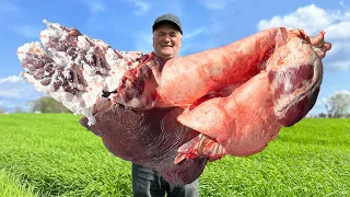 THE SECRET TO PERFECTLY COOKED GIANT BEEF LIVER AND HEART! 3 MOUTH-WATERING RECIPES