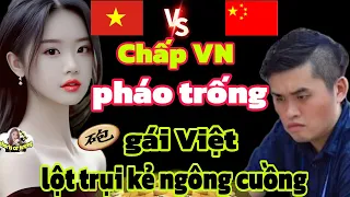 Dám chấp pháo trống vì coi thường Gái Việt lột trụi kẻ ngông cuồng