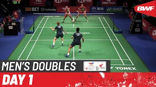 BWF Thomas Cup | Kolding/Søgaard (DEN) vs Delrue/Villeger (FRA) | Group B