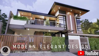 2 STOREY 4 BEDROOM | ELEGANT HOUSE DESIGN | Q Architect