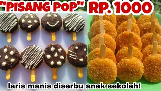 BAWA KE SEKOLAH LARIS BANGET‼️ IDE JUALAN KEKINIAN "PISANG POP'