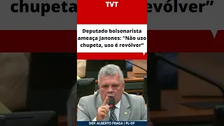 Deputado bolsonarista ameaça Janones: “Não uso chupeta, uso é revólver”