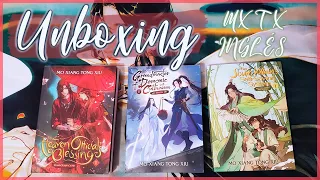 SVSSS, MDZS, TGCF VOL.1| LIBROS INGLÉS | MXTX 墨香铜臭 | UNBOXING ♡