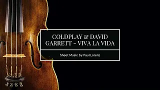 Viva la Vida - Coldplay & David Garrett • Sheet Music for String Quartet and Orchestra with Choir