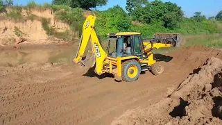 JCB | Dump Truck | Tractor In Mud | JCB Dumper Tractor | JCB Dumper New Video | JCB Digger |JCB p-15