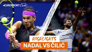 Rafael Nadal vs Marin Čilić Round 4 at the 2019 US Open | Eurosport Tennis