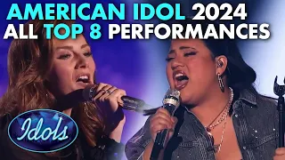 ALL AMERICAN IDOL TOP 8 PERFORMANCES 2024 | Idols Global