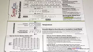 Duct Size - How to size a Duct System for a House