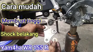 Cara meninggikan shock belakang Yamaha WR 155