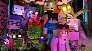 The Party Isn't Over- Five Nights At Freddys Security Breach -Minecraft (Song by @JTM )