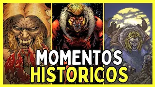 10 MOMENTOS HISTORICOS Sobre Sabretooth | DIENTES DE SABLE