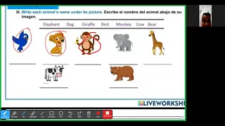 لغى انجليزية - اطفال -  حصة تجريبية