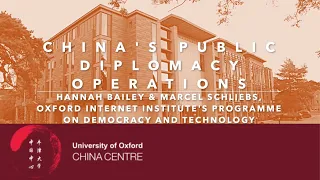 One Big Thing in China Research: China's Online Public Diplomacy Operations