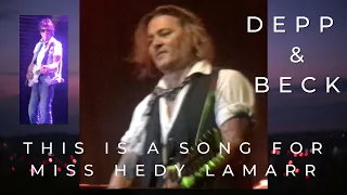 Johnny Depp w/ Jeff Beck 🎸 This is a Song for Miss Hedy Lamarr, live concert, Denmark, 28.06.2022