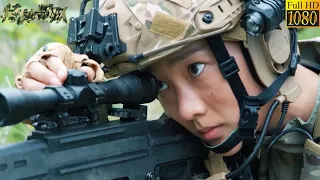 Special Forces Movie:Female soldier takes down 2 terrorists with precise headshots,rescuing her team