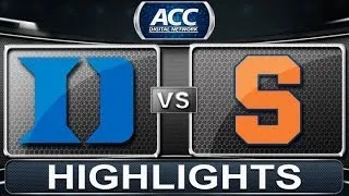 Duke vs Syracuse | 2014 ACC Basketball Highlights