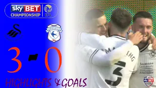 Swansea city vs Cardiff city- Championship :EFL HIGHLIGHTS & GOALS