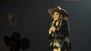 Madonna performs Don’t Tell Me on The Celebration Tour in New York on 1/23/24.