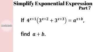 E&L - HOW TO: Simplify the Exponential Expression (Part 7)