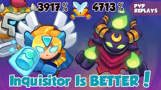 INQUISITOR (3917%) Is BETTER vs CULTIST (4713%) PVP Rush Royale