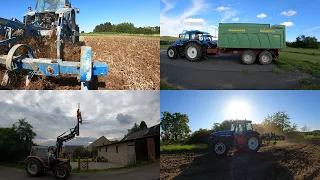 FarmVlog #79 - Stoppelsturz mit dem Grubber? | Rabe Bluebird | Hubdings hebt die Strohballen weg